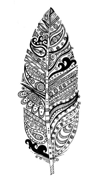 Get The Coloring Page Feather Free Printable Adult Coloring Pages