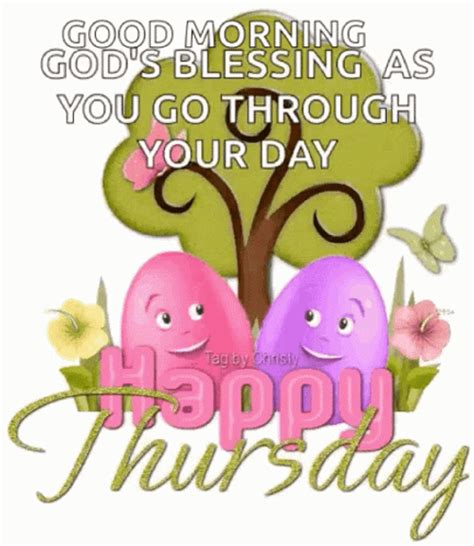 Thursday Blessings Waving Emoji Good Morning 