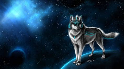 100 Galaxy Wolf Wallpapers