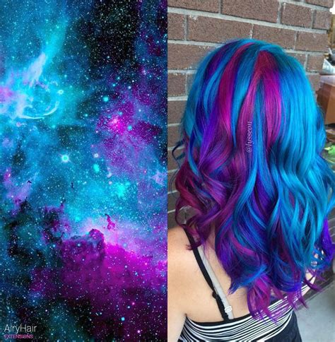 The Very Best Of Galaxy Hair And Space Hairstyles