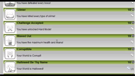 Terraria Xbox 360 All Achievements Achievement Guide Tutorial Youtube