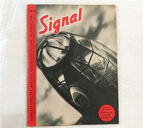 Signal German War Time Magazine No 10 1940 Ww2 Depot