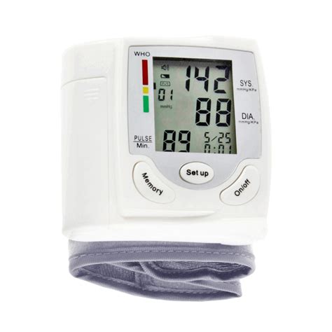 Automatic Digital Lcd Display Medical Wrist Blood Pressure Monitor