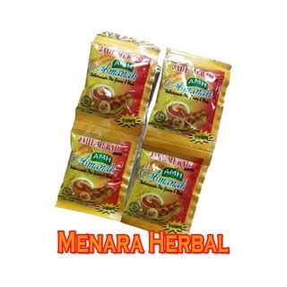 Jual AMH Jahe Merah Super Amanah PER SACHET 20 Gr ORIGINAL Shopee