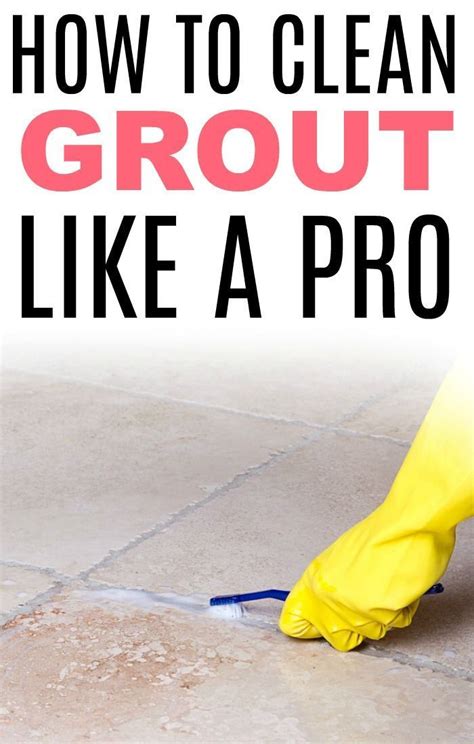 You still have to scrub, but you can do. The Easiest Way To Clean Grout | Grout cleaner, Grout ...