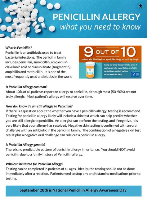 Penicillin Allergy Awareness Day Allergy Asthma Care And Prevention