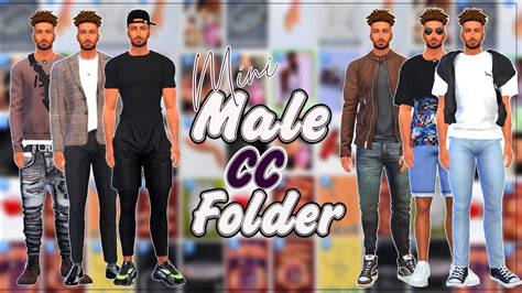 The Sims 4 Urban Male Cc Folder And Sim Download Youtube