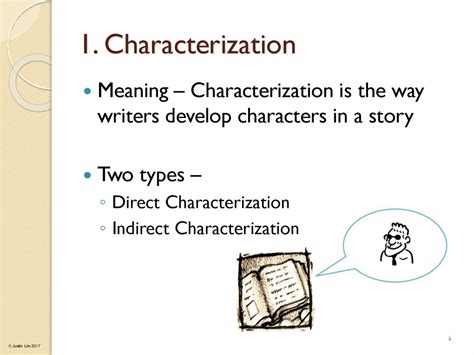 Characterization - online presentation