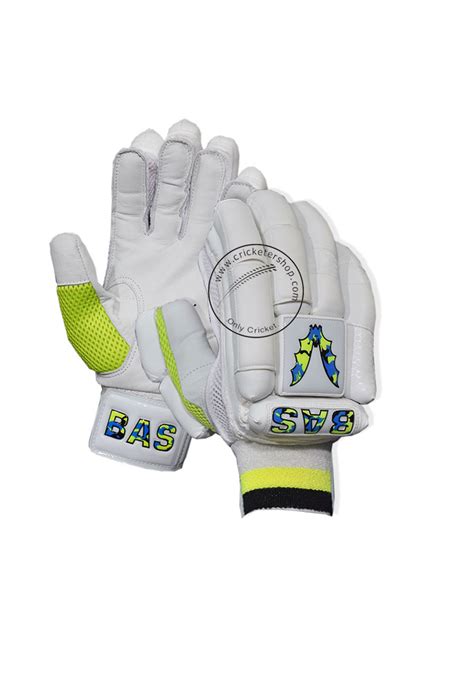 Bas Vampire Pro White Lime Cricket Batting Gloves Buy Online At Indias Specialist Cricket