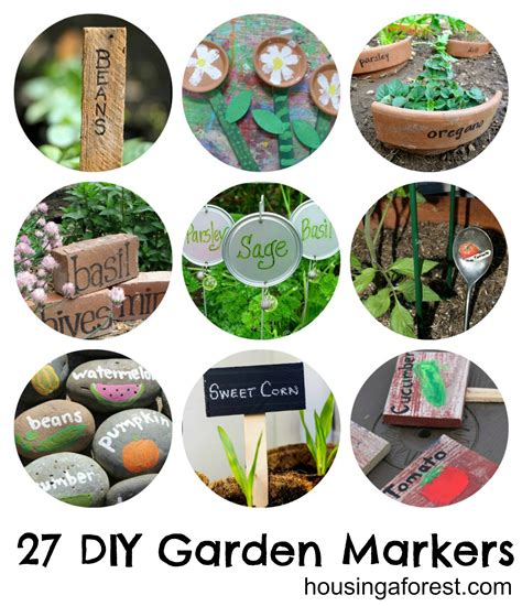 Plant Stakes Garden Markers Plant Labels House Garden Signs Plant