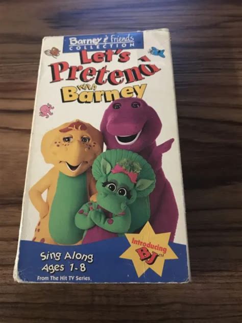 Lets Pretend With Barney Vhs Sing Along Bj Baby Bop An Adventure In