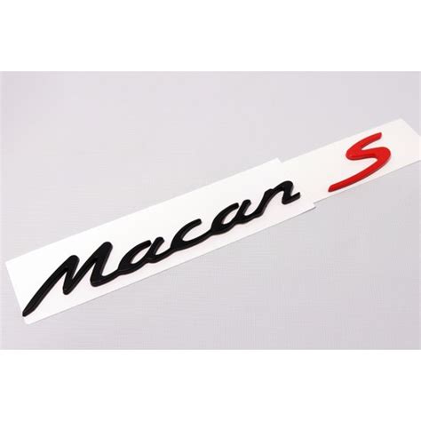 Sale Black Porsche Macan Emblem Factory Original