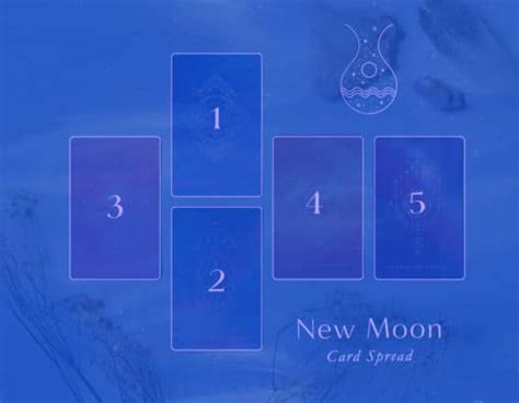 New Moon Card Oracle Card Spread The Darling Tree