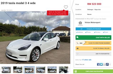 Search 11 tesla cars for sale by dealers and direct owner in malaysia. You can buy a Tesla Model 3 in Malaysia for RM523k—interested?