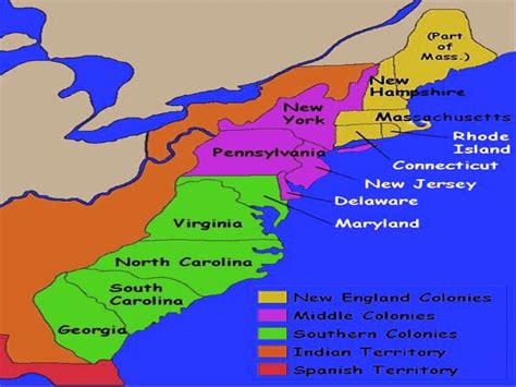 Original 13 Colonies New England Original 13 Colonies Map 13 Colonies