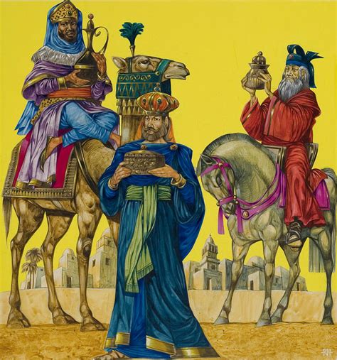 The Three Kings Painting By Richard Hook Pixels Merch