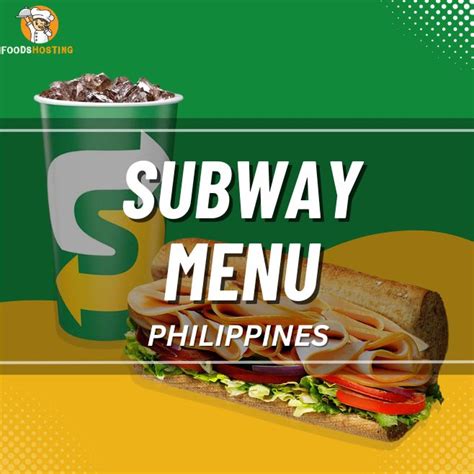 Updated Subway Menu With Price List Philippines 2023 Fh