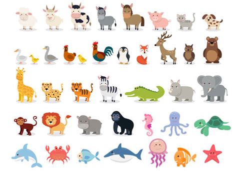 Cartoon Animals Illustrations Royalty Free Vector Graphics And Clip Art