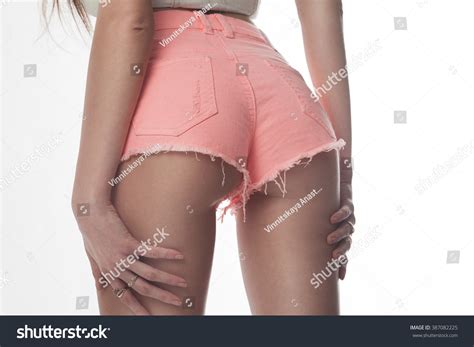 Sexy Woman Jeans Shorts Stock Photo Shutterstock