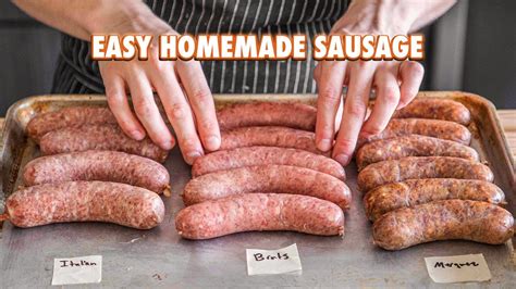 How To Make Your Own Sausage Youtube