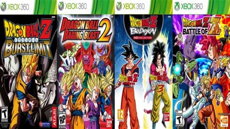 All Dragon Ball Games For Xbox 360 Youtube