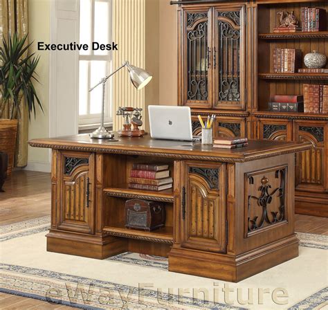 Ranging from executive desks to bookcases. Parker House Barcelona Double Pedestal Executive Home ...