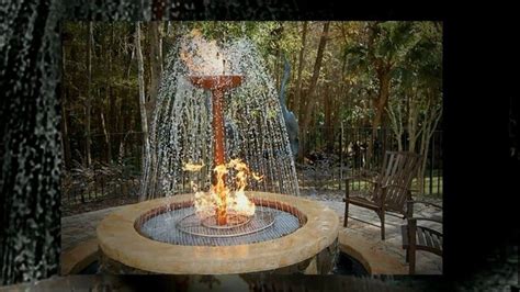 Fire Pit And Outdoor Water Fountain Port Orange Florida Water