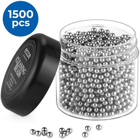 Ecooe Cleaning Beads 1500 Stainless Steel Balls For Decanters Vases