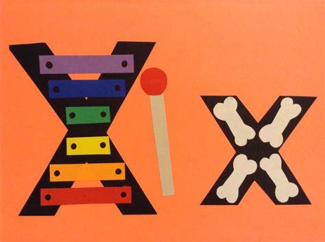 X Is For Xylophone And X Ray Alphabet Crafts Preschool Alphabet Crafts