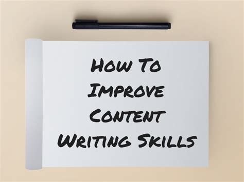 How To Improve Content Writing Skills