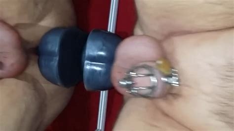 Prostate Milking With HUGE Dildo In Chastity Till Orgasm ThisVid