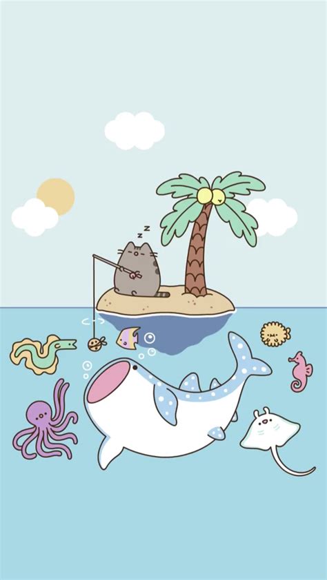 You can customize the background and add up to 20 pictures of your own if you want. Free download pusheen wallpaper ...