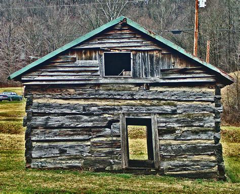 Pioneer Log Cabin Build In The 1800s Along Carrs Run Road Flickr