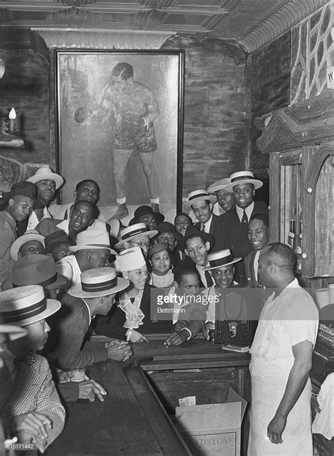The Scene In One Of Harlems Bars As The Population Of New Yorks