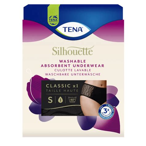 Buy Tena Silhouette Classic Washable Underwear S Black 1pc Kanela