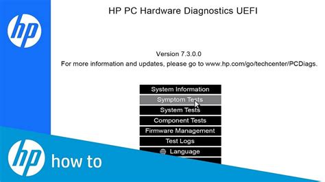 How To Use Hp Pc Hardware Diagnostics Uefi On Windows 10 By Blair
