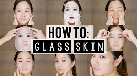 How To Korean Step Skincare Routine Glass Skin Youtube