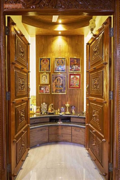 19 Best Puja Room Images On Pinterest Mandir Design Pooja Rooms And