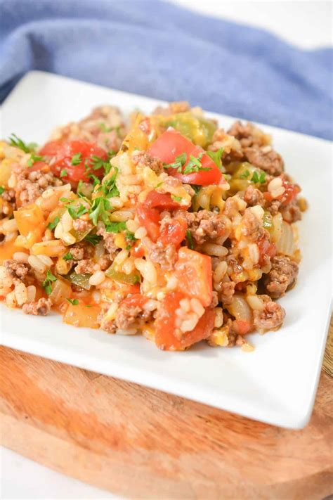 Ground Beef And Peppers Skillet Sweet Peas Kitchen