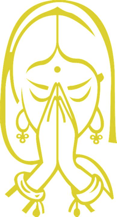 Download Woman Namaste Indian Royalty Free Vector Graphic Pixabay