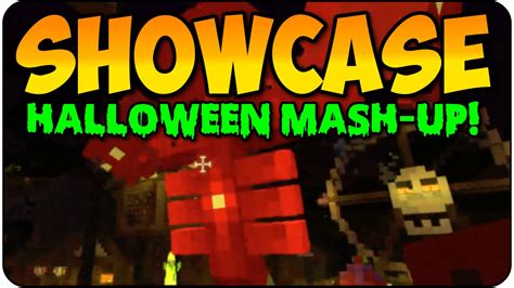Minecraft Halloween Mash Up Pack Review Showcase Skin Pack And Roller