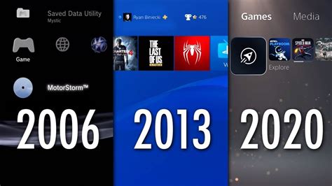 Ps5 Ui Vs Ps4 And Ps3 Features And Differences Over The Years The