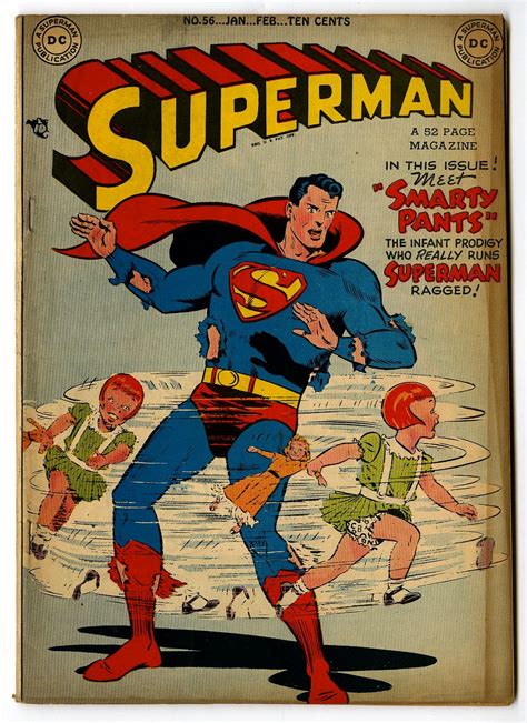 Superman 56 Comic Book Front Cover Comics Watcher