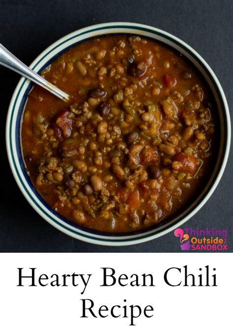 Hearty And Easy Bean Chili Recipe | Recipe | Recipes, Bean chili recipe, Franks recipes