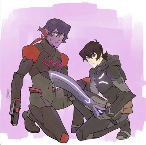 Keith And His Galra Mother Krolia From Voltron Legendary Defender