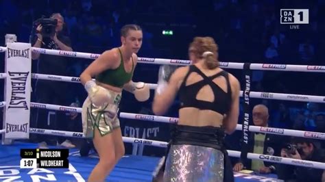 Full Fight Skye Nicolson Vs Lucy Wildheart Dazn Boxing Youtube