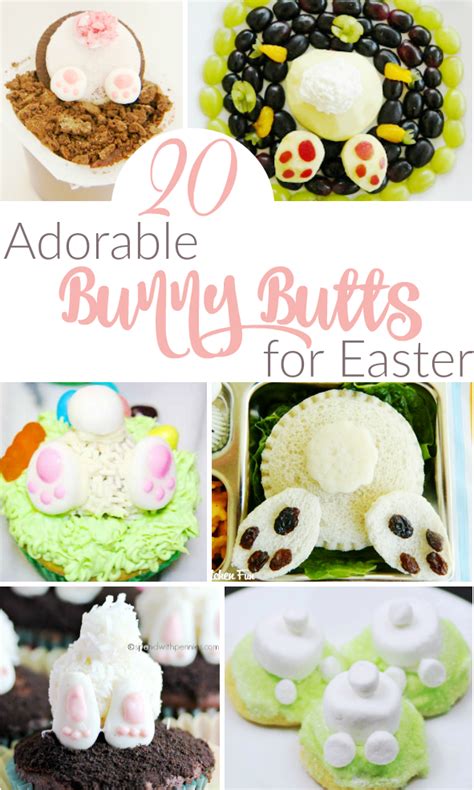 Adorable Bunny Butt Desserts For Easter Slap Dash Mom