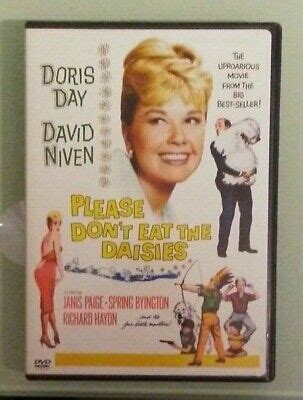 Doris Day PLEASE DON T EAT THE DAISIES David Niven Dont DVD Genuine