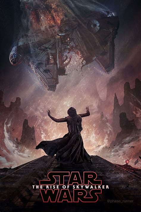 And because he fell from a shorter height, his. The Rise of Skywalker - Kylo Ren - PosterSpy