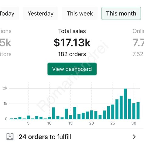 New Store Update Month One 17k Revenue Dropship